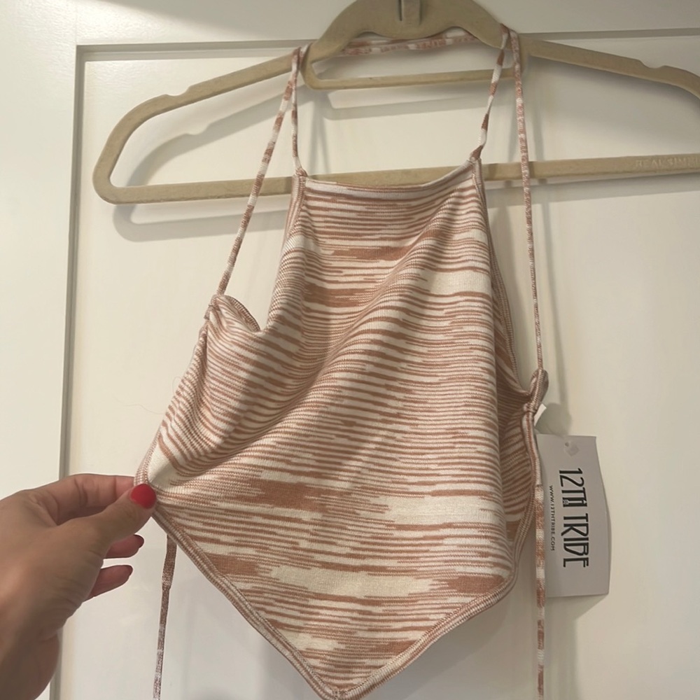 Open back Tie top from 12th tribe